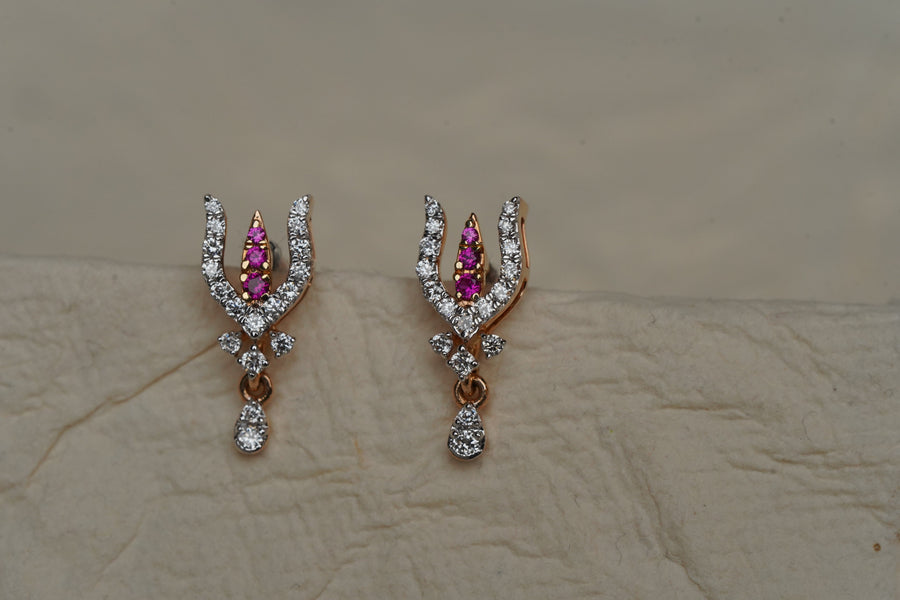 Diamond Earring — alternate view